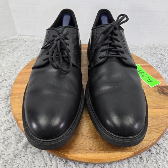Cole Haan Mens 11.5M Grand 360 Saddle Black Leather Brogue Oxford Dress Shoe